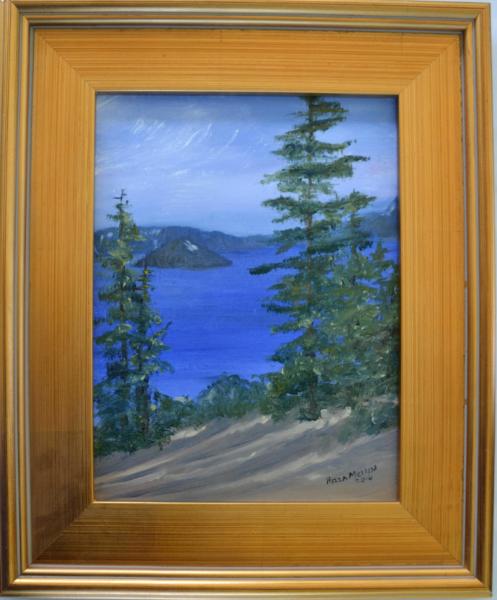 *Bluer than Blue: Crater Lake 9x12 (private collection)