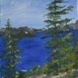 *Bluer than Blue: Crater Lake 9x12 (private collection)