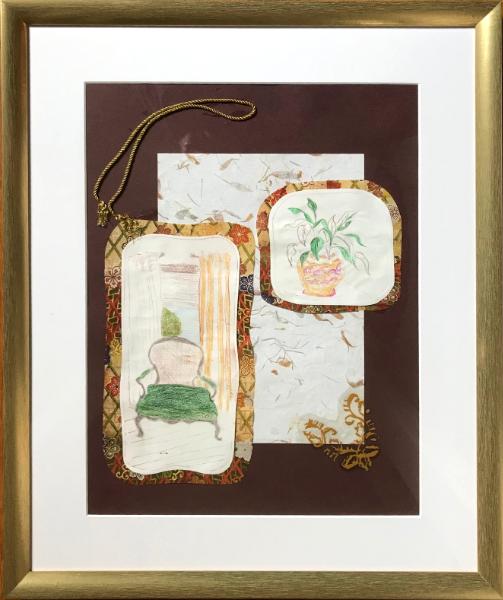 mInterior with Gold Cord Collage