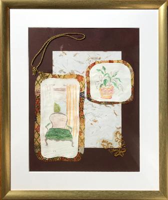 mInterior with Gold Cord Collage